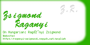 zsigmond raganyi business card